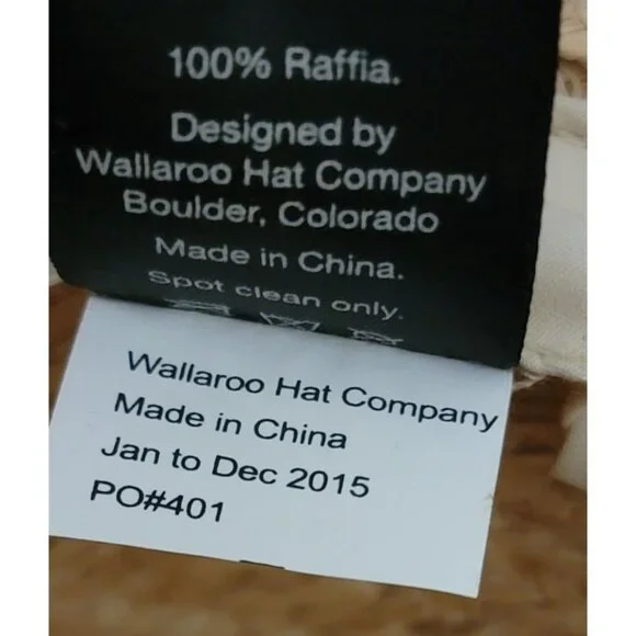 Wallaroo Hat Company Blair Raffia Sun Hat UPF 50+ Skin Cancer Foundation NWT - Picture 10 of 10